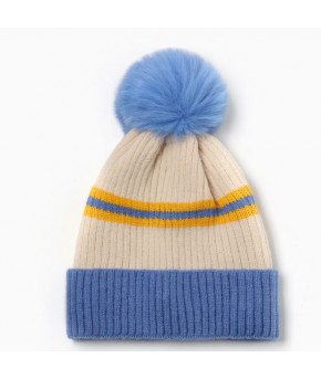 Шапка детская MINAKU голубой р-р 48-50