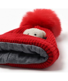 Шапка детская MINAKU красный р-р 48-50