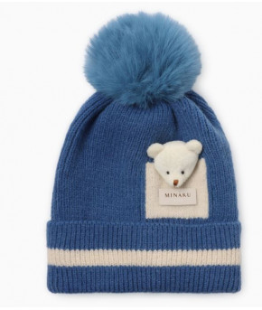 Шапка детская MINAKU синий р-р 48-50