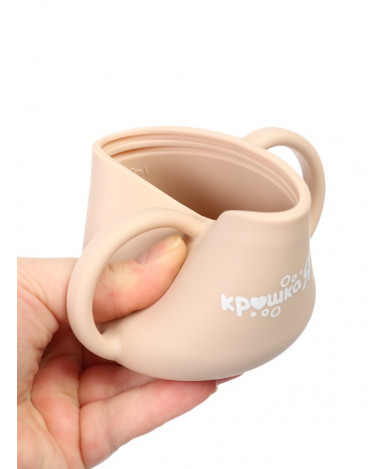 Набор для кормления Крошка Я Premium силиконовый бежевый 7шт Набор для кормления Крошка Я Premium силиконовый бежевый 7шт