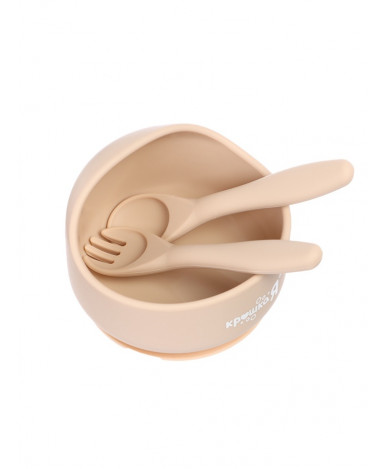 Набор для кормления Крошка Я Premium силиконовый бежевый 7шт Набор для кормления Крошка Я Premium силиконовый бежевый 7шт