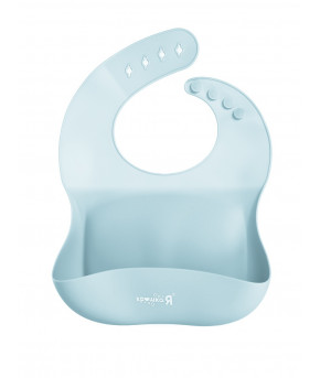 Набор для кормления Крошка Я Premium силиконовый голубой 7шт