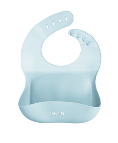 Набор для кормления Крошка Я Premium силиконовый голубой 7шт Набор для кормления Крошка Я Premium силиконовый голубой 7шт