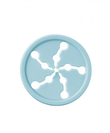 Набор для кормления Крошка Я Premium силиконовый голубой 7шт Набор для кормления Крошка Я Premium силиконовый голубой 7шт