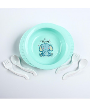 Набор для кормления Полимербыт цвет микс 3пр