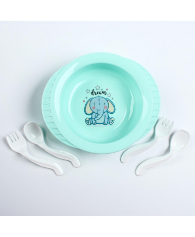 Набор для кормления Полимербыт цвет микс 3пр Набор для кормления Полимербыт цвет микс 3пр