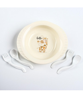 Набор для кормления Полимербыт цвет микс 3пр