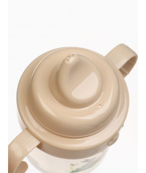 Поильник Mum&Baby с твёрдым носиком Оленята с ручками 150мл 6+