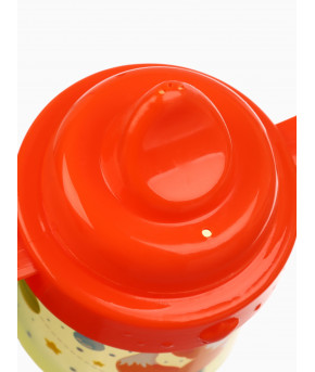 Поильник Mum&Baby с твёрдым носиком Лисята с ручками 150мл 6+