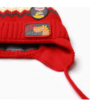 Шапка детская А.C-752 красный р-р 44