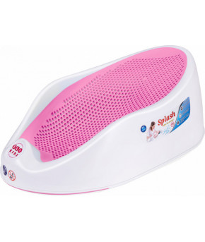 Горка для купания Эльфпласт Splash белый/розовый