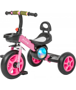 Велосипед NINO Sport Light Pink (со светом и звуком)