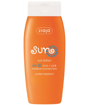 Лосьон солнцезащитный Ziaja baby Sun SPF-20 водостойкий 150мл