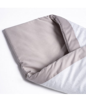 Конверт-одеяло Perina с бантом на выписку Серо-белый одеяло 90х90см