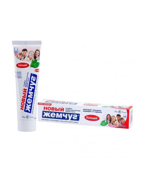 Зубная паста Жемчуг Новый Детский Апельсин 50мл