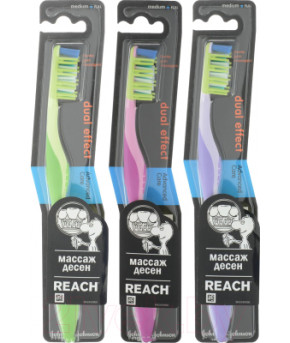 Щетка зубная Johnson Reach Wonder Grip 6-12 лет