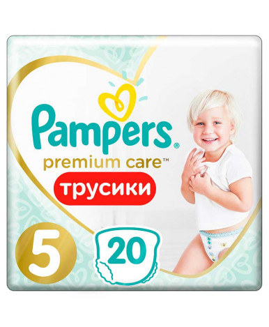 Подгузники-трусики Pampers Premium Care 5 (12-18кг) 20шт