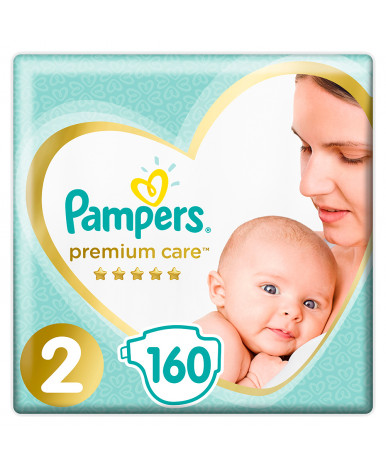 Подгузники Pampers Premium Care 2 (3-6кг) 160шт