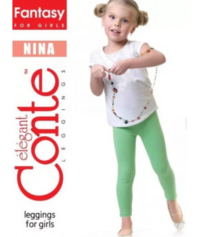 Легинсы для девочки Conte Elegant Nina green р-р 122-128