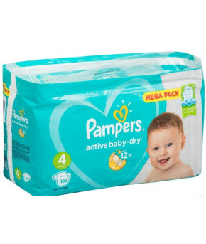 Подгузники Pampers Active Baby 4 (9-14кг) 106шт