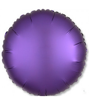 Шар (18''/46 см) Круг, Purple Royale, Сатин