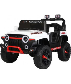 Электромобиль Sundays Jeep Wrangler Offroad 12V с пультом д/у White