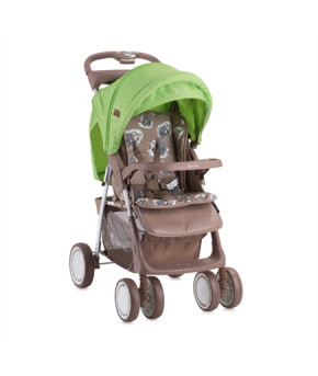 Прогулочная коляска Lorelli Foxy Beige Green Lambs