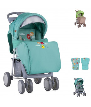 Прогулочная коляска Lorelli Foxy Beige Green Lambs