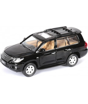 Модель Lexus LX-570 1:60 инерционный черный (в коробке)