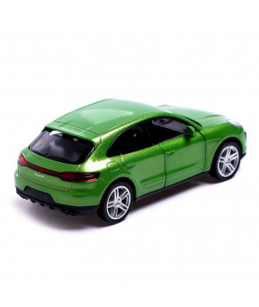 Модель Porsche Macan-S 1:32 инерционный зеленый (в коробке)