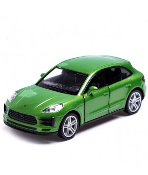 Модель Porsche Macan-S 1:32 инерционный зеленый (в коробке)