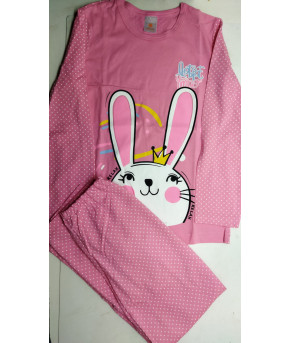 Пижама для девочки Свiтанак фуфайка+брюки (розовый) р-р 110,116-60