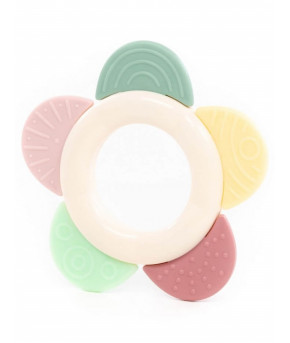 Погремушка-прорезыватель Полесье Цветочек (в пакете)