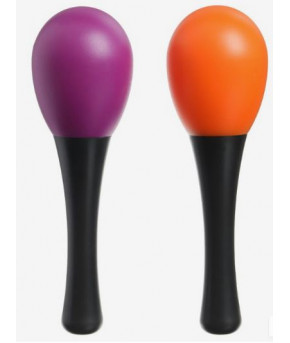 Погремушка Крошка Я Перкуссионный маракас чёрная ручка 2шт (набор)