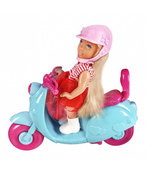 Кукла Lyna Тая на скутере (набор)