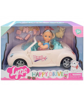 Кукла Lyna Лия в автомобиле (набор)