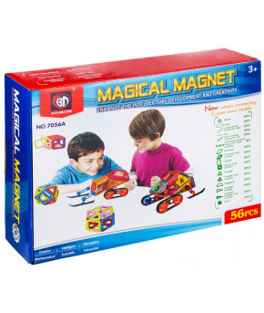 Конструктор магнитный Magical Magnet (56 деталей) (в коробке)
