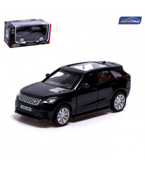 Модель LAND ROVER RANGE ROVER Velar 1:43 инерционный черный (в коробке)   