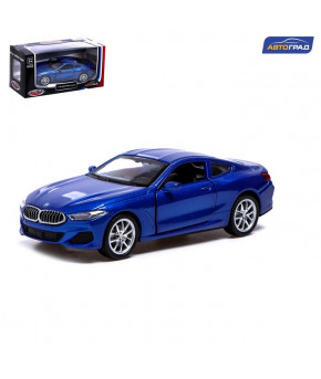 Модель BMW M850i 1:43 инерционная синий (в коробке)