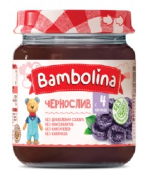 Пюре Bambolina чернослив 100г