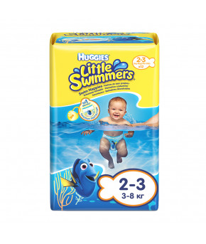 Подгузники-трусики Huggies Little Swimmers для плавания 2-3 (3-8кг) 12шт