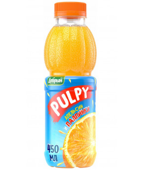 Напиток Pulpy апельсин с мякотью 0,45л