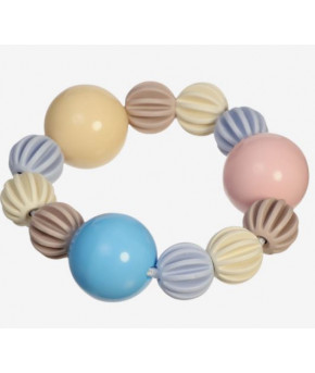 Погремушка-прорезыватель Stellar Браслетик с шариками Retro