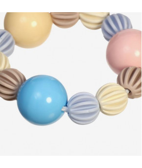 Погремушка-прорезыватель Stellar Браслетик с шариками Retro