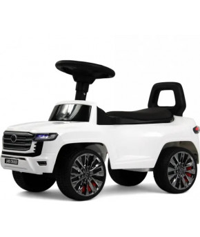 Автомобиль-каталка RiverToys Toyota Land Cruiser 300 с USB/Bluetooth/Led White Edition