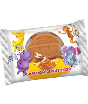 Бисквит с начинкой вареная сгущенка 30г
