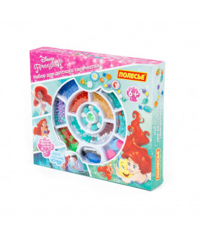 Набор Полесье для детского творчества Disney Принцесса. Ариэль (393 элемента) (в коробке)