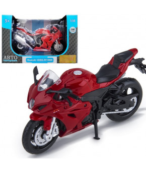 Модель мотоцикла Suzuki GSX-R 1000 1:18 красный (в коробке)