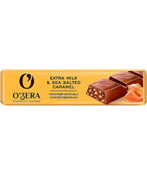 Шоколад молочный O`Zera Extra Milk&Sea Salted caramel 45г