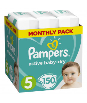 Подгузники Pampers Active Baby 5 (11-16кг) 150шт (3 части цена за 50шт)